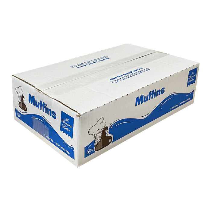 The Brownie Baker Double Chocolate Muffins 6-Pack Wholesale