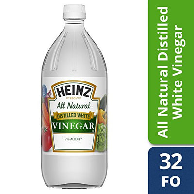 Heinz Distilled White Vinegar (32 fl oz Bottles, Pack of 12)