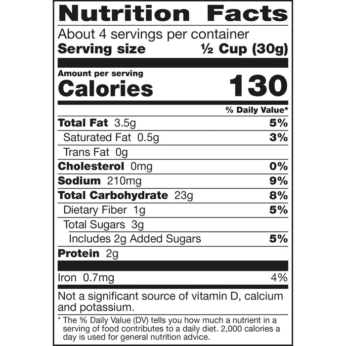 Chex Mix Cheddar Flavored Savory Snack Mix 4.5 oz 8-Pack Wholesale