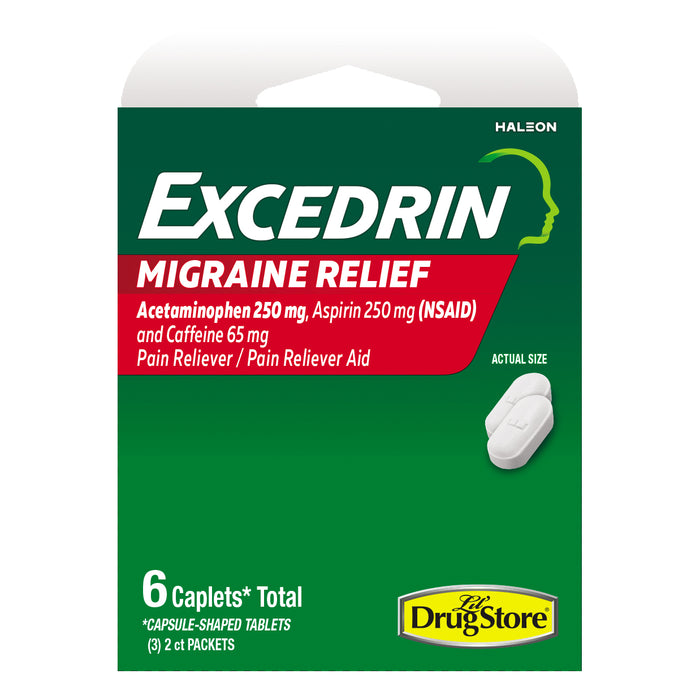 Excedrin Drug Mgraine 6 oz 6 Per Box