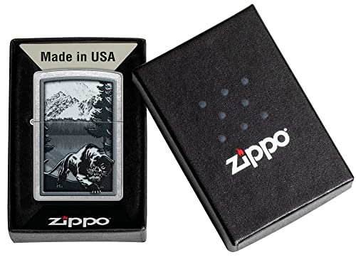 Zippo Big Cat Prowl Design Windproof Lighter, Outdoor Series