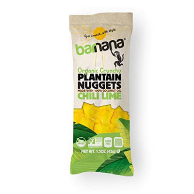 Barnana Chili Lime Organic Plantain Nuggets, 1.5 Ounce (Pack of 12)