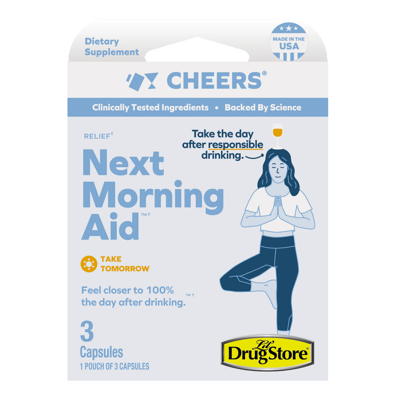 Cheers Relief Supplement, Morning Recovery Aid, Capsules (Pack of 1)