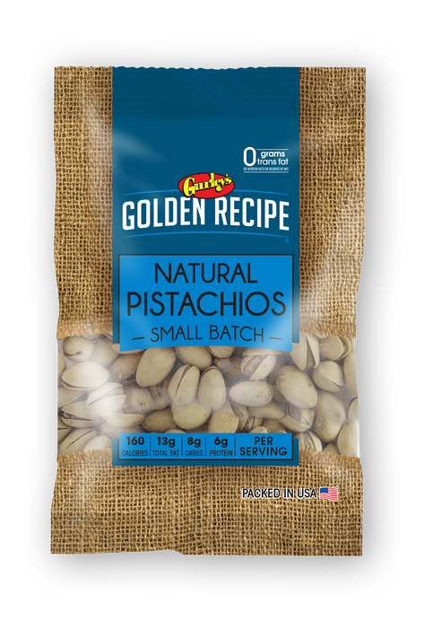 Gurley's Golden Recipe Pistachios Natural 2.25 oz