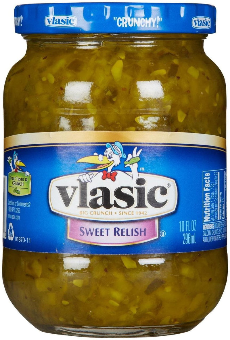 Vlasic Sweet Relish, 10 oz Jars (Pack of 12)