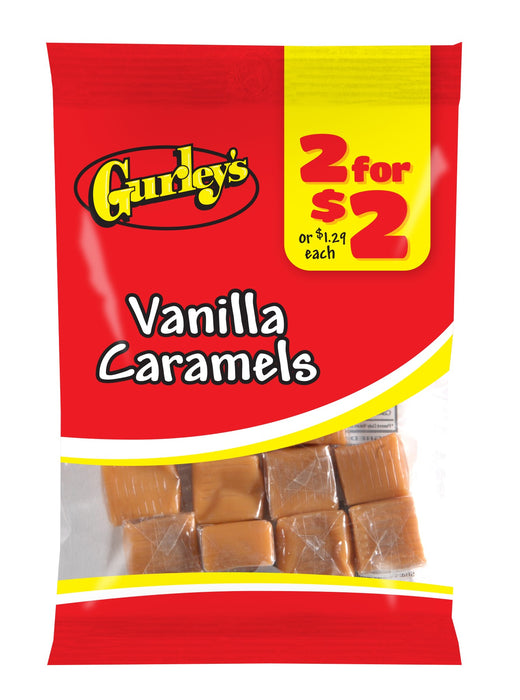 Gurley's Vanilla Caramels (Pack of 12)