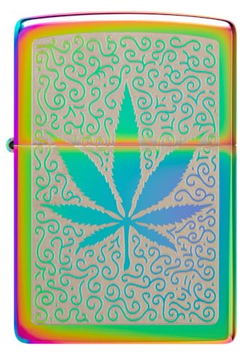 Zippo Cannabis Design Multi-Color Pocket Lighter