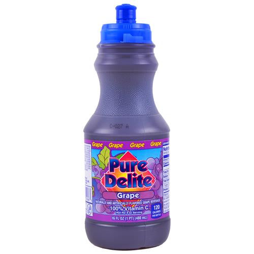 Pure Delite Grape 16z Btl 24 Per Case