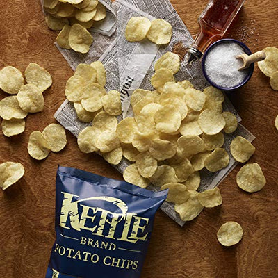 Kettle Brand Potato Chips, Sea Salt and Vinegar, 2-Ounce Bags, 6 Count
