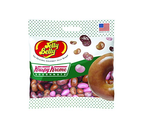 Jelly Belly Krispy Kreme Doughnuts Jelly Beans, Assorted Doughnut Flavors, 2.8-oz, 12 Pack