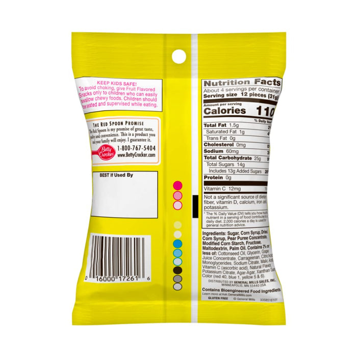 Gushers Tropical Peg Bag 4.25 oz Single Bag