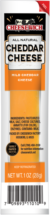 Cheesewich Cheddar Stick 1 oz (Pack of 24)