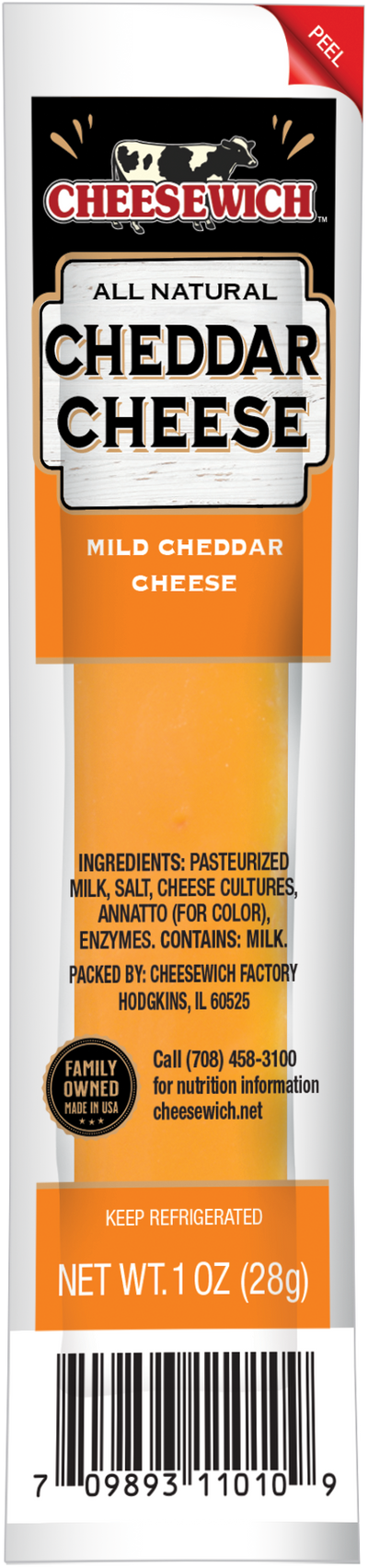 Cheesewich Cheddar Stick Boxes 1 oz 24ct
