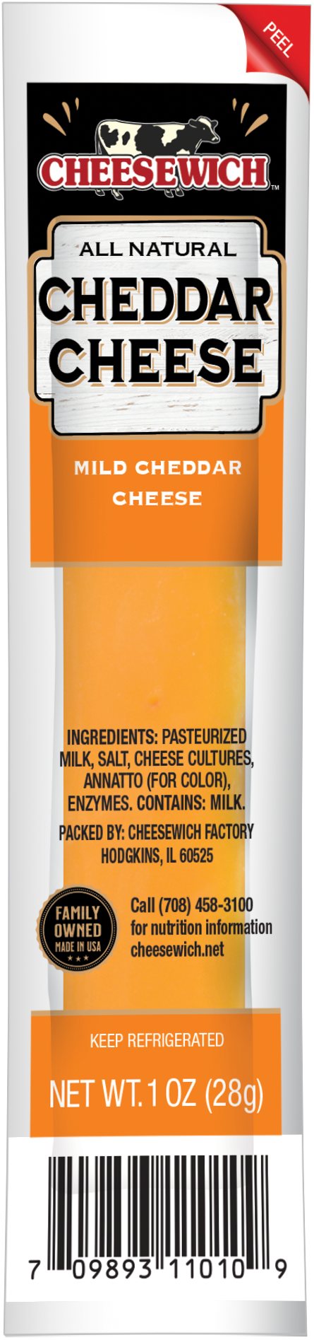 Cheesewich Cheddar Stick Boxes 1 oz 24ct