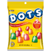 DOTS Assorted Gummy Candy Pieces, 5 flavors, 8 oz bag - front