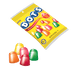 DOTS Assorted Gummy Candy Pieces, 5 flavors, 8 oz bag with candy pieces