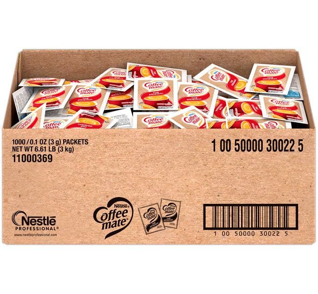 Coffeemate Ppk Creamer Powder Boxes 1000ct