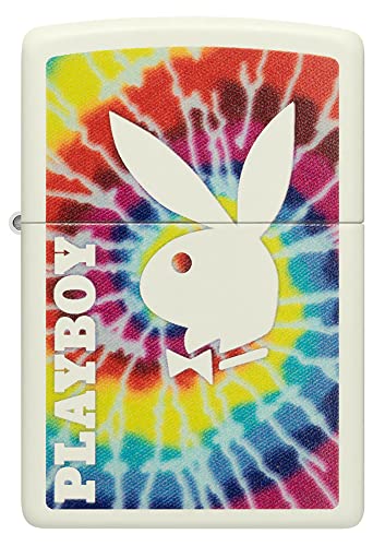 Zippo Playboy Tie-Dye Glow-in-the-Dark Pocket Lighter - Fun & Funky Design