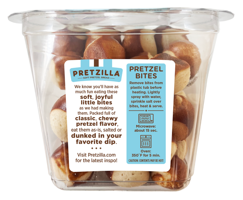 Pretzilla Soft Bites Tub Pretzels 12.3 oz 08ct