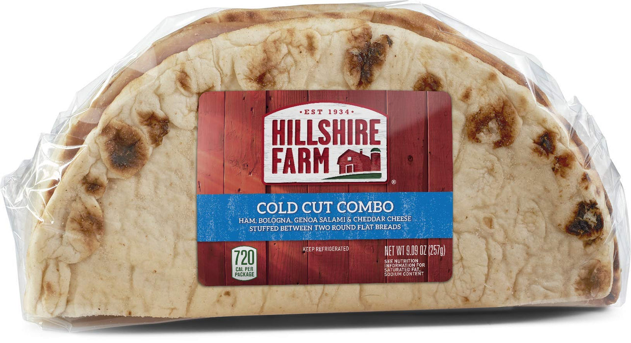 Hillshire Farm Cold Cut Combo Flatbread Sandwiches 9.2 Oz 10-Pack Wholesale