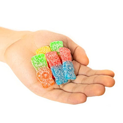SOUR PATCH KIDS Heads 2 Flavors in 1 Soft & Chewy Candy, 8 oz Bags (Pack of 12)
