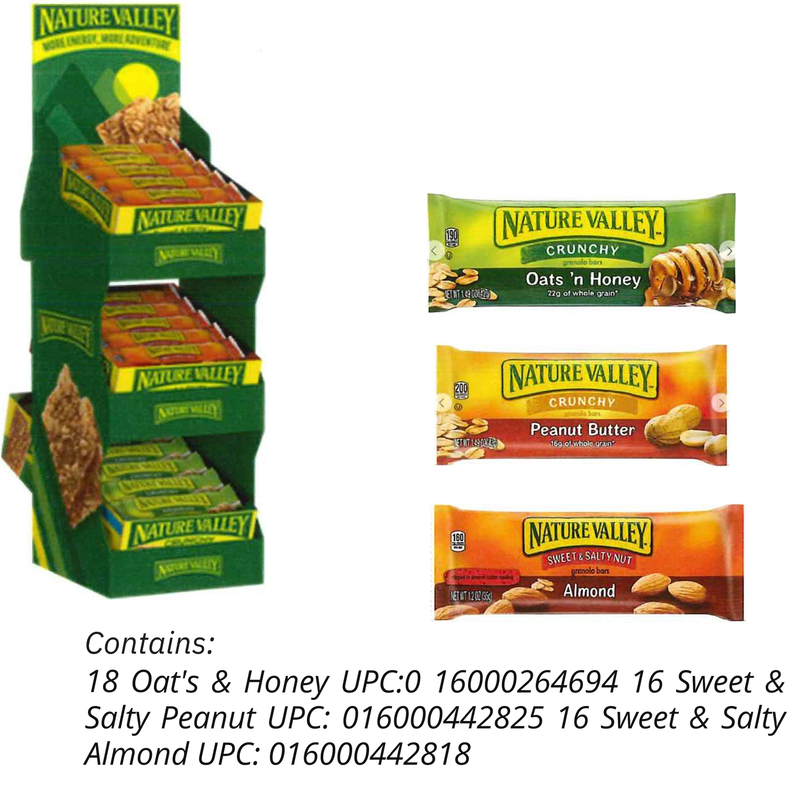 Nature Valley Granola Bars Counter Display (50-Piece Display)