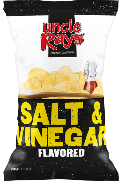 Uncle Ray's Salt & Vinegar Chips, 2.29 oz (Pack of 12)