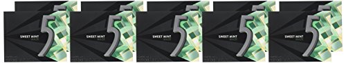 5 Gum Sweet Mint Sugar-Free Chewing Gum 15-Piece 10-Pack Wholesale