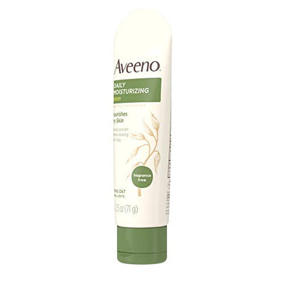 Aveeno Daily Moisturizing Lotion, 2.5 oz Tubes - Nourishing Oat Formula, Fragrance-Free, for Dry Skin - (Pack of 12)