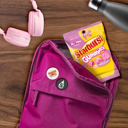 STARBURST Gummies All Pink Gummy Candy, 5 oz Bag (Pack of 12)