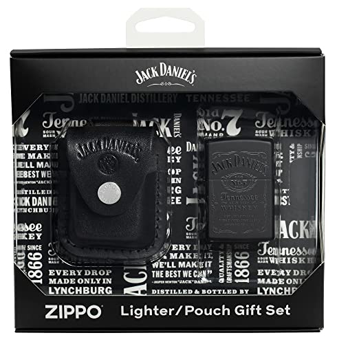 Zippo Lighter Jack Daniels Wpl & Pouch Set