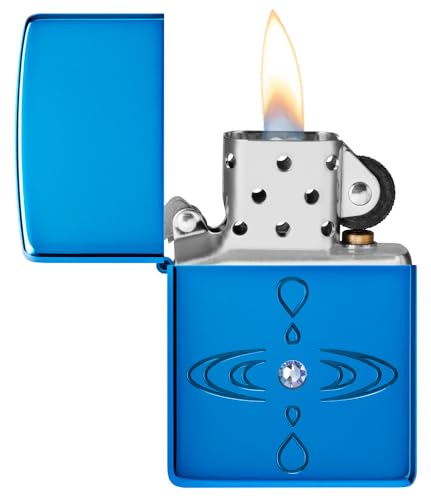Zippo Lighter Simple Design Deep Carve Crysta