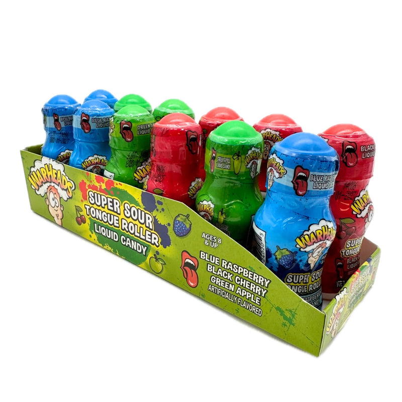 Warheads Super Sour Tongue Rollers (Pack of 12)