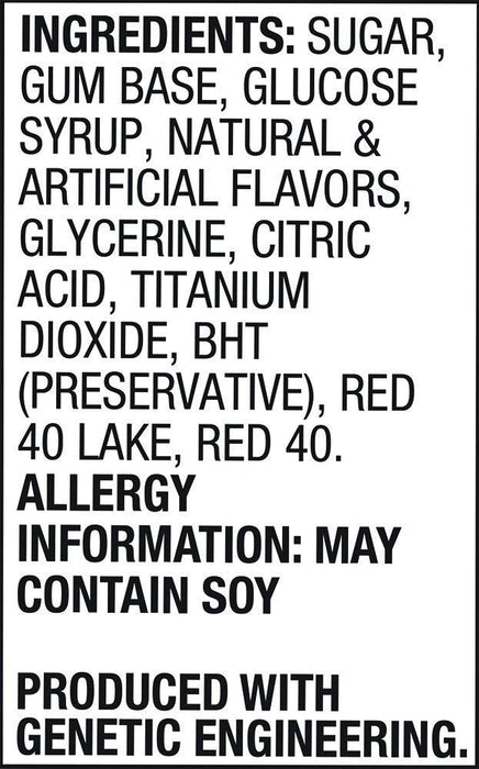 Bazooka Bubble Gum Tub 225ct 225 225 Per Tub