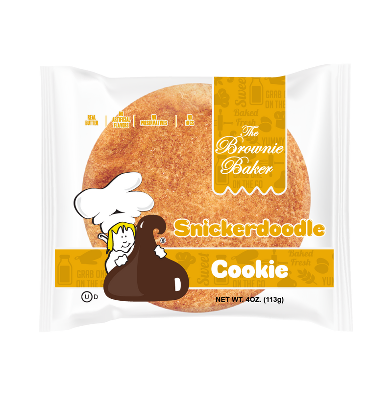 Brownie Baker Snickerdoodle Cookie, Pack of 12