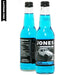 Jones Soda Blue Bubblegum Flavored 12oz Glass Bottles 12-Pack Wholesale