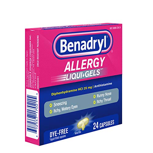 Benadryl Allergy Cap 24ct Single Box