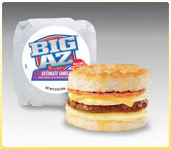 Big AZ Ultimate Omelet Biscuit Sandwich - 12 Count
