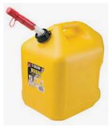 Highline Warren 5-gallon plastic diesel fuel can for vehicle fluid storage and transport