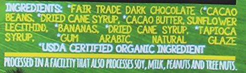 Barnana Organic Chewy Banana Bites - Dark Chocolate - 3.5 Ounce