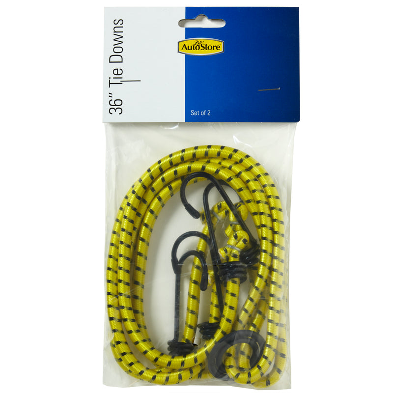 Auto Tie Down Straps, Heavy-Duty 36 Inches, 2-Pack