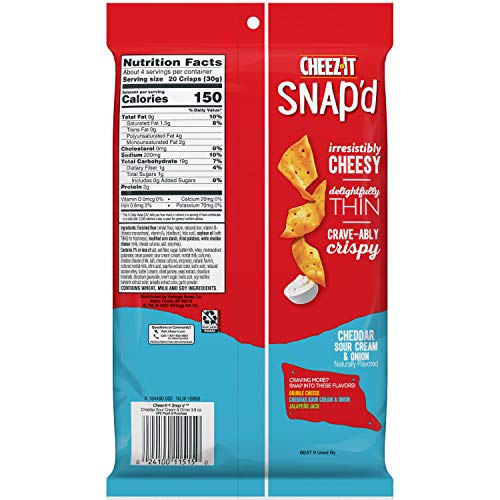 Cheez-It It Snapd Chd Sr Crm 2.2 oz 6 Per Case