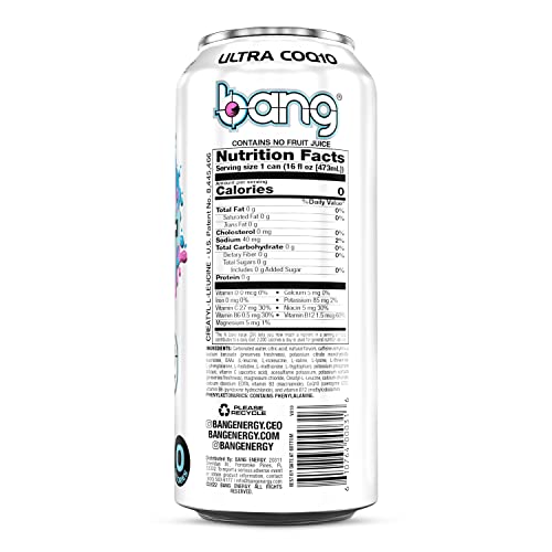 Bang Cotton Candy 16 Fl Oz (12 Count) Wholesale