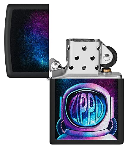 Zippo Collectible Astronaut Theme Lighter, Unique Space Design - 49773