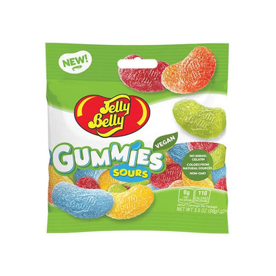 Jelly Belly Gummies Sours Flavors Assorted Jelly Beans, 3.5 Ounce (Pack of 12)