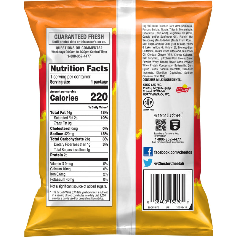 Cheetos Puffs Flamin Hot 1.39 oz Bag