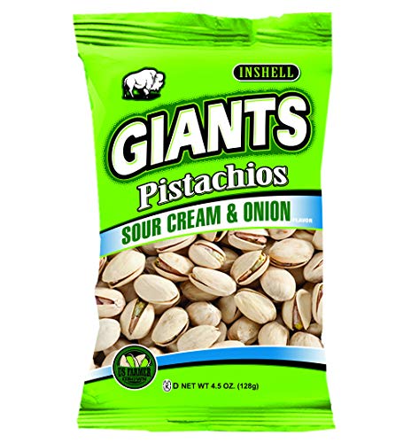 Giants Pistachios, Creamy Sour Cream Flavor, In-Shell, 4.5 Ounce Bag