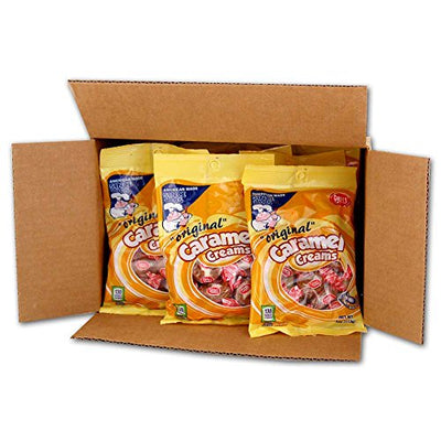 Goetzes Original Caramel Creams 4 oz bags (Pack of 12)