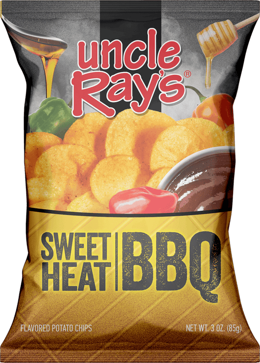 Uncle Ray's Sweet Heat BBQ Potato Chips 2.29oz 12-Pack Wholesale