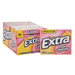 Extra Pink Lemonade Sugar-Free Gum display tray with 10 fifteen-stick retail packs